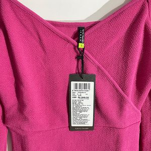 Tokyo Talkies Magenta Top