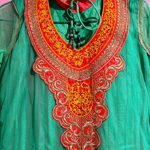 Sea Green Anarkali