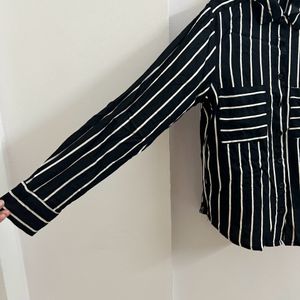 Black And White Striped Shirt