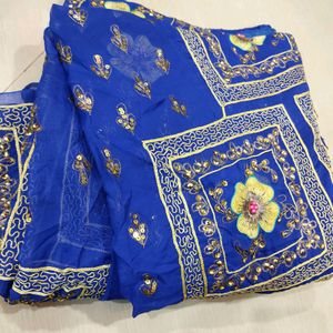 Embroidery Saree - Party Wear