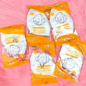 Set Of 6 Protection Face Mask