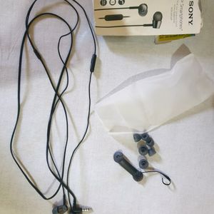 SONY Ex155 Wired Headset (Black,In The Ear)