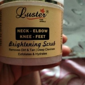 Luster Neck Elbow Knee Feet Brightening Scrub