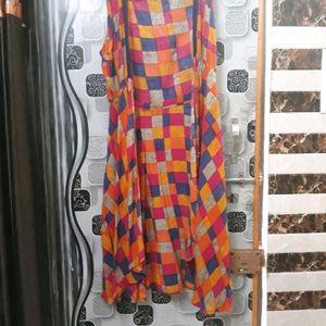 Multi Colour Frock Shrug