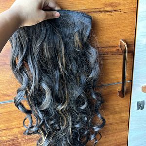 Hair Extension (Golden Brown Hightlights)