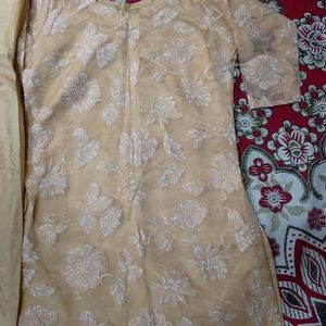 ORGANZA STITCH SUIT WITHOUT DUPATTA