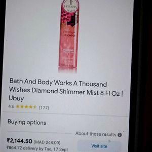 ❤️2.1k Worth BBW-Diamond 💎 Shimmer Mist ✨