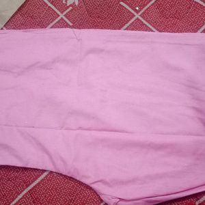 Cotton Pant Light Magenta Colour