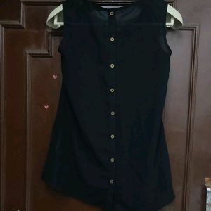 Black Style Back Top