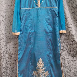 embroidered kurta set with dupatta