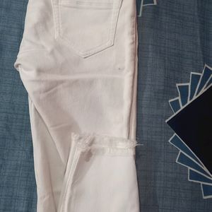 HIGH STAR WHITE FIT JEAN