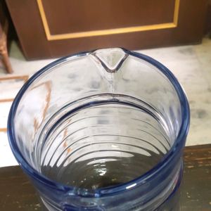 Blue Shaded Glass Jug