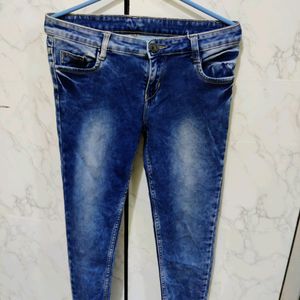 Blue Skinny Jeans For Daily Wear