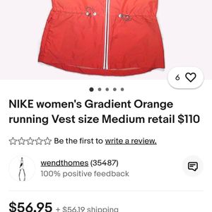 NIKE women's gradient running vestsize small