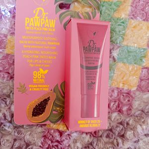 Dr Paw Pw Tinted Peach Pink Balm