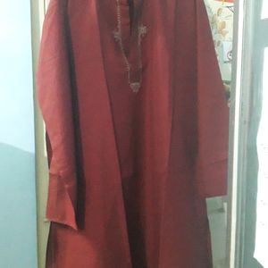 Maroon Gents Kurta