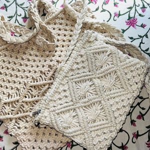 COMBO CUTE PINTEREST CORE CROCHET TOTE BAG