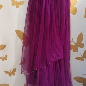 Purple Ethnic Gown