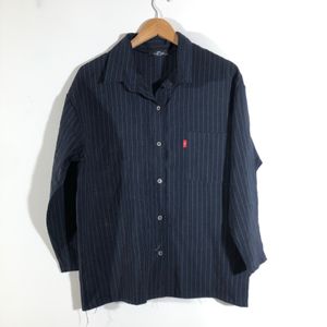 Navy Blue Strips Shirt(Women’s)