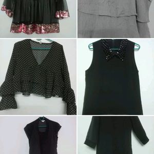 6 unused Partywear Tops