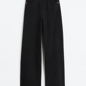 H&M Black Twill Trousers