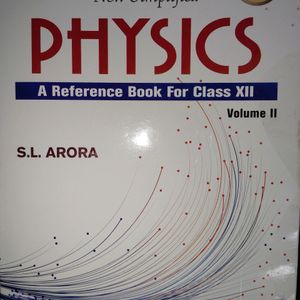 SL Arora Physics Class 12