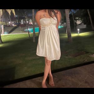 Cream Beautiful Dress