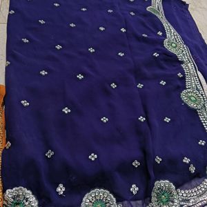 Beutiful Saree For Festival Garba