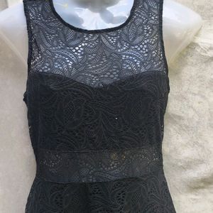 I. BLACK NET SEXY BODYCON