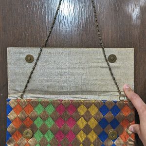 Multicoloured Sling Bag