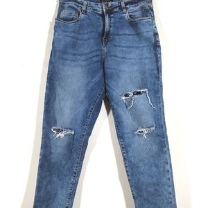 Blue Torn Jeans (Women's)