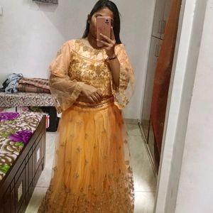 Net Lehnga Choli