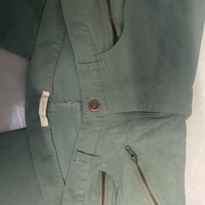 olive stretchable jeggings