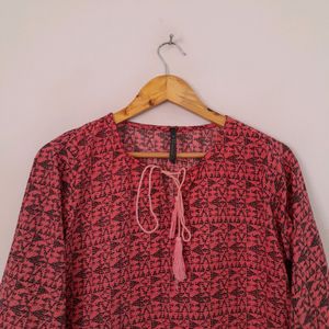 Here&Now Pink Printed Top (Women's)