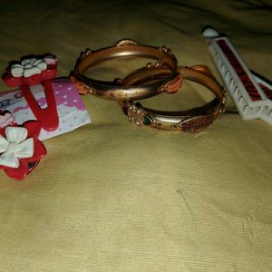 Clips Bangles Nd Banana Clip