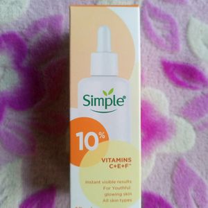 Simple 10% Vit  C+E+F Brightening Serum