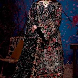 Heavy Pakistani Black Suit Set