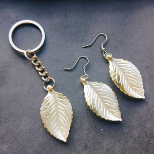 Keychain And Earrings Set