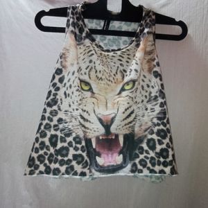 Tiger Print Tank Top