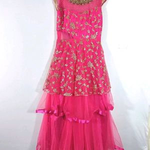 Rose Pink Beautiful Gown