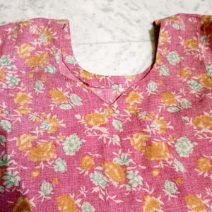 Faded Style Pink Kurti ₹100