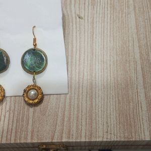 Handmade Clay Earring