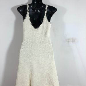 Off White Knitted Dress(Women’s)