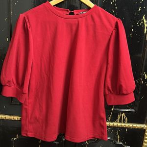 Shein Deep Red Top