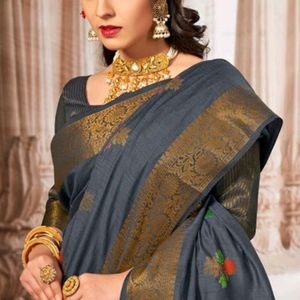 Sri Lakshmi Soft Cotton Saree with Zari Weaving Wo