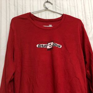 Syntrel Red Long Sleeve T Shirt