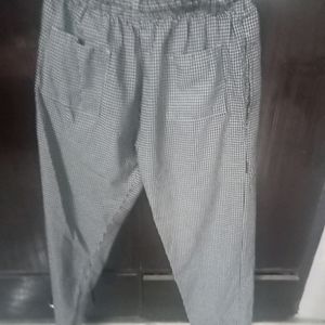 Smart Black And White Check Design Lower Cum Pant