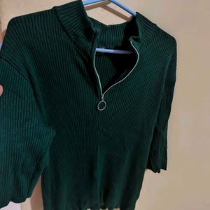 Dark Green Top