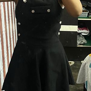 Black Dungaree Skirt Or Dress