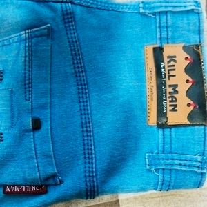 Men Denim Blue Jeans For 15-17 Years Boys